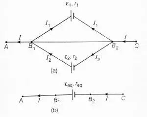 Combination of cells in series and parallel class 12.