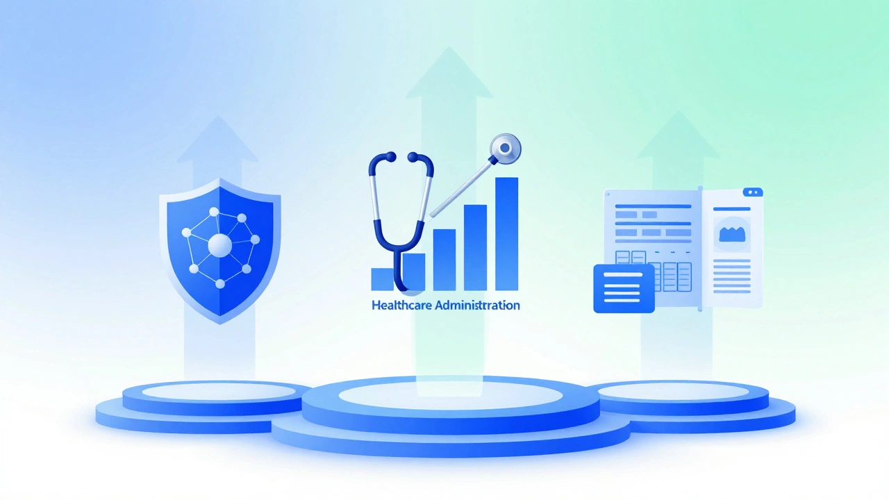 Illustration of high-value online degree fields like cybersecurity