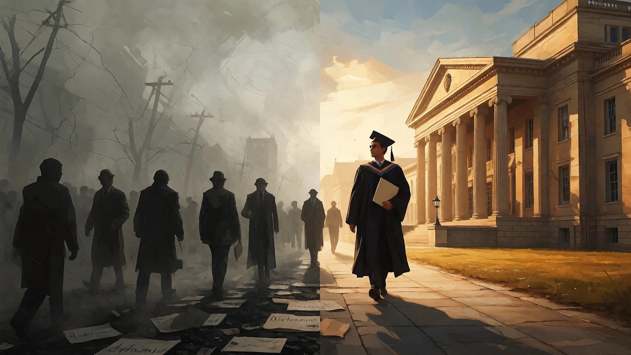 Contrast between dubious online schools and accredited universities
